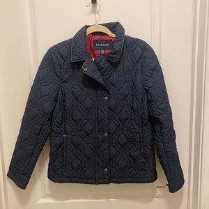 Land’s End Quilted Navy Jacket
